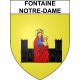 Stickers coat of arms Fontaine-Notre-Dame adhesive sticker