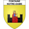 Adesivi stemma Fontaine-Notre-Dame adesivo