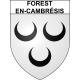 Stickers coat of arms Forest-en-Cambrésis adhesive sticker