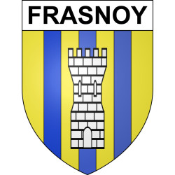 Stickers coat of arms Frasnoy adhesive sticker