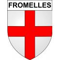 Fromelles Sticker wappen, gelsenkirchen, augsburg, klebender aufkleber
