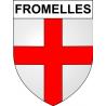 Pegatinas escudo de armas de Fromelles adhesivo de la etiqueta engomada