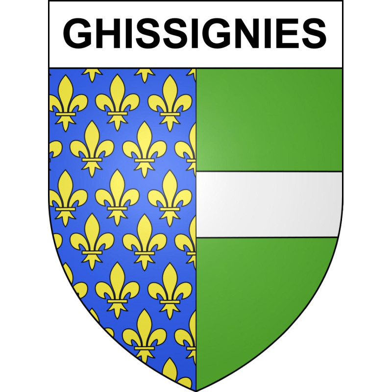 Adesivi stemma Ghissignies adesivo