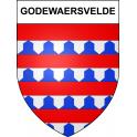 Godewaersvelde Sticker wappen, gelsenkirchen, augsburg, klebender aufkleber