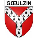 Gœulzin 59 ville sticker blason écusson autocollant adhésif