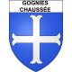 Gognies-Chaussée 59 ville sticker blason écusson autocollant adhésif