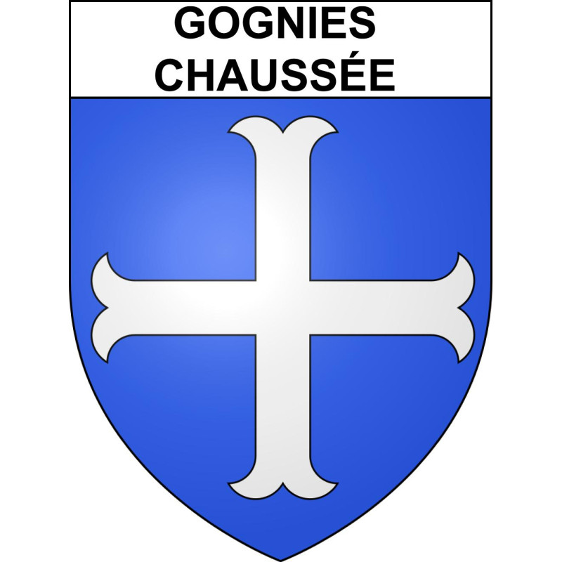 Stickers coat of arms Gognies-Chaussée adhesive sticker