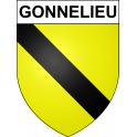 Gonnelieu Sticker wappen, gelsenkirchen, augsburg, klebender aufkleber