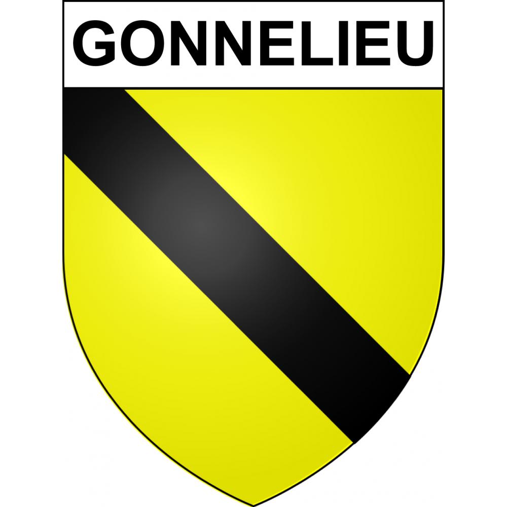 Gonnelieu Sticker wappen, gelsenkirchen, augsburg, klebender aufkleber