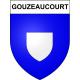 Gouzeaucourt Sticker wappen, gelsenkirchen, augsburg, klebender aufkleber
