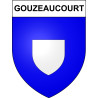 Gouzeaucourt 59 ville sticker blason écusson autocollant adhésif