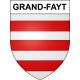 Grand-Fayt 59 ville sticker blason écusson autocollant adhésif