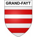 Grand-Fayt Sticker wappen, gelsenkirchen, augsburg, klebender aufkleber