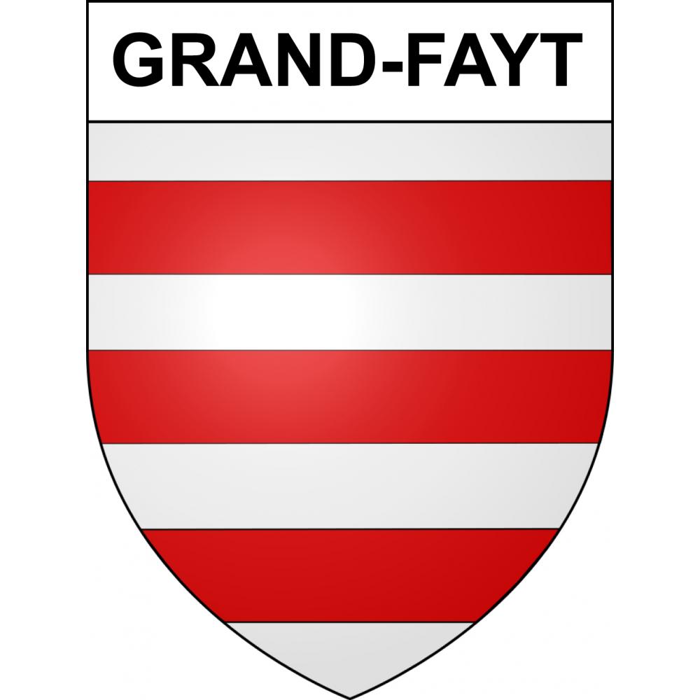 Grand-Fayt Sticker wappen, gelsenkirchen, augsburg, klebender aufkleber