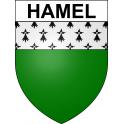 Hamel 59 ville sticker blason écusson autocollant adhésif