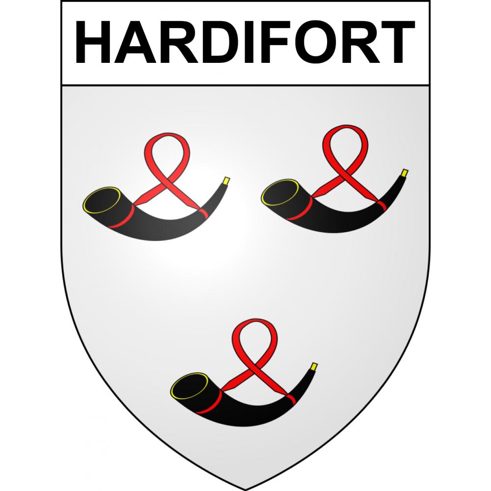 Stickers coat of arms Hardifort adhesive sticker
