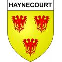 Haynecourt Sticker wappen, gelsenkirchen, augsburg, klebender aufkleber