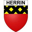 Herrin Sticker wappen, gelsenkirchen, augsburg, klebender aufkleber