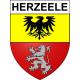 Herzeele Sticker wappen, gelsenkirchen, augsburg, klebender aufkleber