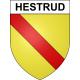Hestrud Sticker wappen, gelsenkirchen, augsburg, klebender aufkleber