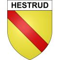 Hestrud Sticker wappen, gelsenkirchen, augsburg, klebender aufkleber