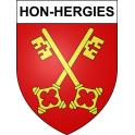 Hon-Hergies Sticker wappen, gelsenkirchen, augsburg, klebender aufkleber