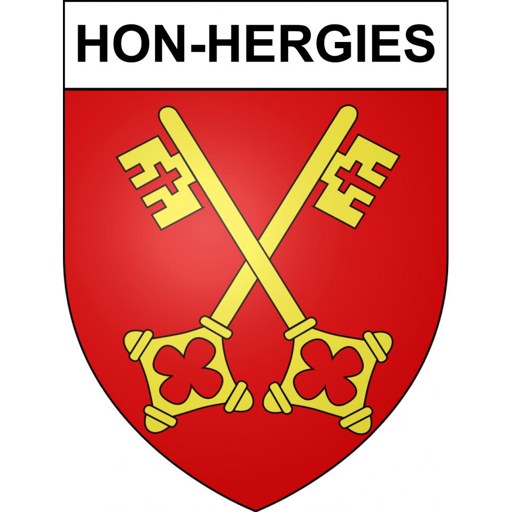 Pegatinas escudo de armas de Hon-Hergies adhesivo de la etiqueta engomada