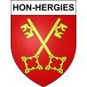Hon-Hergies Sticker wappen, gelsenkirchen, augsburg, klebender aufkleber