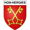 Pegatinas escudo de armas de Hon-Hergies adhesivo de la etiqueta engomada