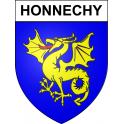 Honnechy Sticker wappen, gelsenkirchen, augsburg, klebender aufkleber