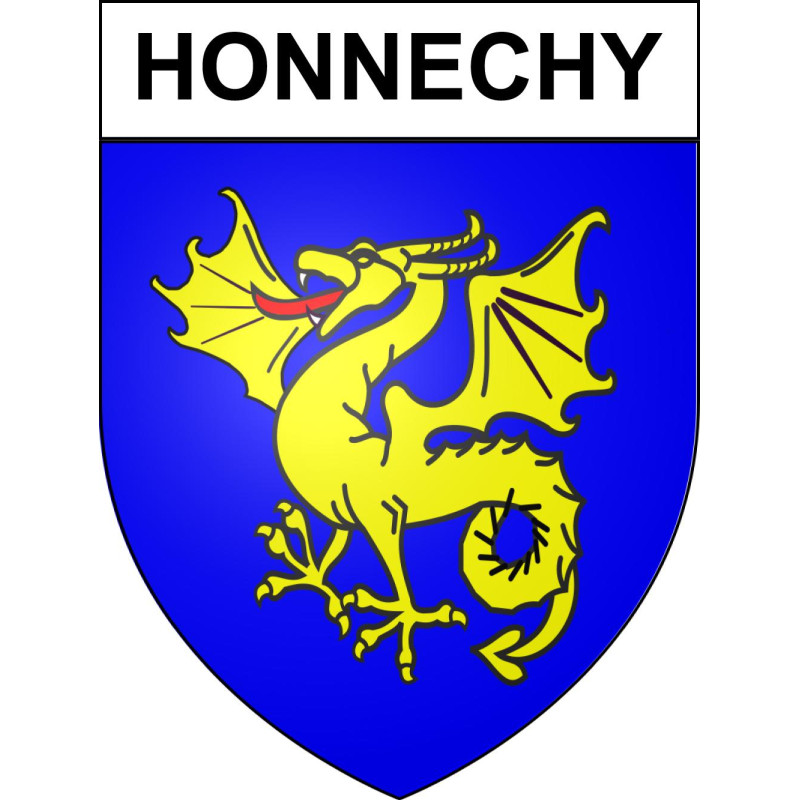Honnechy Sticker wappen, gelsenkirchen, augsburg, klebender aufkleber