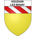 Houdain-lez-Bavay Sticker wappen, gelsenkirchen, augsburg, klebender aufkleber