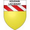 Stickers coat of arms Houdain-lez-Bavay adhesive sticker