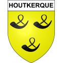 Houtkerque 59 ville sticker blason écusson autocollant adhésif
