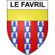 Le Favril 59 ville sticker blason écusson autocollant adhésif