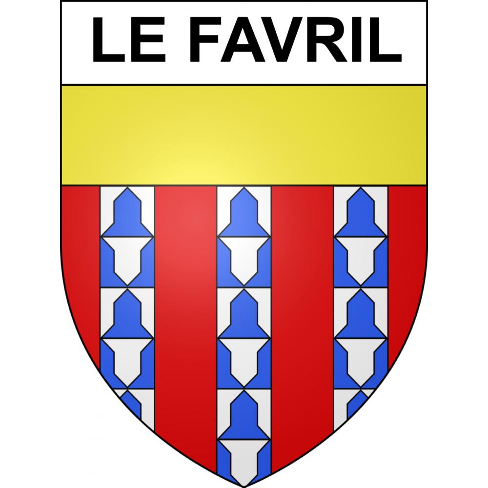 Stickers coat of arms Le Favril adhesive sticker
