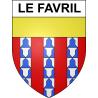 Stickers coat of arms Le Favril adhesive sticker