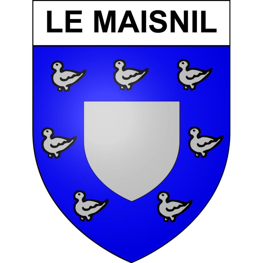 Le Maisnil 59 ville sticker blason écusson autocollant adhésif