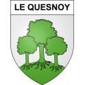 Le Quesnoy Sticker wappen, gelsenkirchen, augsburg, klebender aufkleber