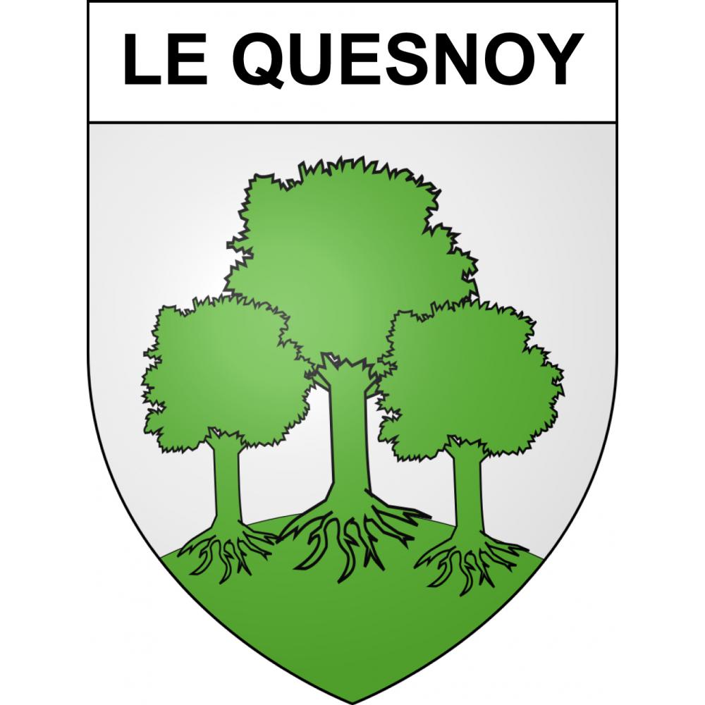 Le Quesnoy 59 ville sticker blason écusson autocollant adhésif