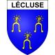 Stickers coat of arms Lécluse adhesive sticker