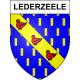 Stickers coat of arms Lederzeele adhesive sticker