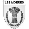 Adesivi stemma Les Moëres adesivo