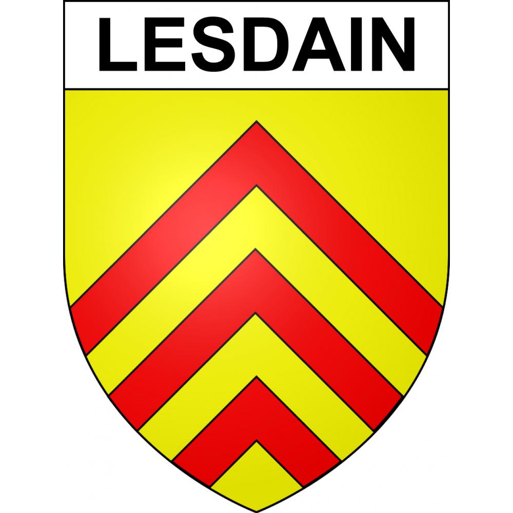 Lesdain Sticker wappen, gelsenkirchen, augsburg, klebender aufkleber