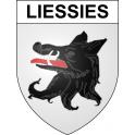 Liessies 59 ville sticker blason écusson autocollant adhésif
