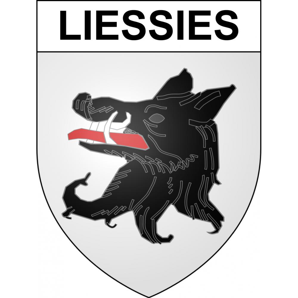 Stickers coat of arms Liessies adhesive sticker