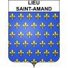 Pegatinas escudo de armas de Lieu-Saint-Amand adhesivo de la etiqueta engomada