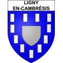 Adesivi stemma Ligny-en-Cambrésis adesivo