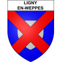 Adesivi stemma Ligny-en-Weppes adesivo