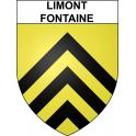 Limont-Fontaine 59 ville sticker blason écusson autocollant adhésif